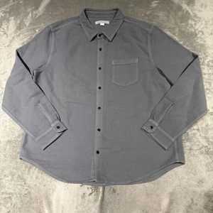 Camisa Outerknown Para Hombre Talla XXL 2XL Gris Manga Larga Abotonada Algodón Orgánico - Imagen 1 de 10