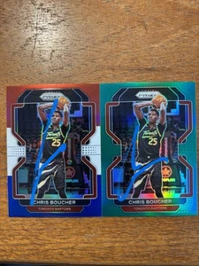 CHRIS BOUCHER PANINI PRIZM AUTO LOT (2) TORONTO RAPTORS SIGNED AUTOGRAPHED RARE! - Bild 1 von 1