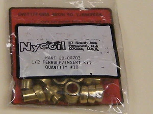 NYCOIL #20-00703 1/2” Ferrule/Insert Kit for nylon self-storing hoses, Qty 10 - Bild 1 von 2