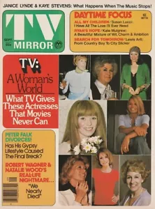 TV Mirror Sept 1976 LEWIS ARLT-SUSAN LUCCI-KATE MULGREW-ERIKA SLEZAK-MCCLANAHAN - Foto 1 di 1