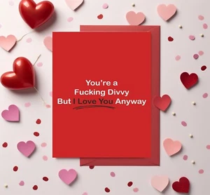 Funny Valentines Day Card Rude Card Wife Husband Boyfriend Girlfriend BCR544 - Picture 1 of 3