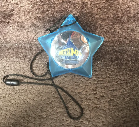 wrestlemania 29 2013 ny nj star necklace WWE WWF The Rock Cena Vince McMahon Cover