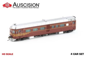 Auscision (NRC-2) DEB Set Railcar, NSWGR Indian Red - 4 Car Set* - Picture 1 of 5