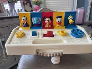 Playskool Disney Poppin' Pals Pop Up Toy Vintage 1980 Characters Mickey - Picture 1 of 3