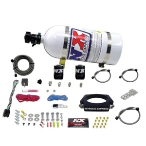 Nitrous Express 90mm Nitrous Plate Kit (50-400HP) w/10lb Bottle fits GM LS - Picture 1 of 1