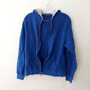 Polo Ralph Lauren Boy's Full Zip Hoodie Jacket XL (18-20) blue long sleeve