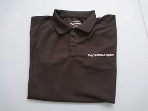 Playstation Expert Logo Herren Polo (Größe Herren Large schwarz) gesticktes Logo - Bild 1 von 5
