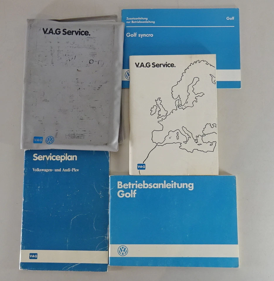 Carpeta De Documentos + Manual De Operación VW Golf 2/ II Syncro De 1986 - Imagen 1 de 1