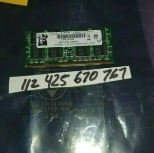 512MB 1RX8 PC2-5300S DDR2-667 200PIN NON-ECC SINGLE RANK 64X8 NON-ECC - Picture 1 of 1