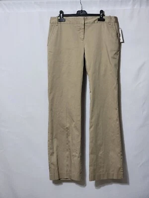 НОВЫЙ С ЯРЛЫКАМИ ВНИМАНИЕ БРЕНД ЖЕНСКИЕ БРЮКИ ХАКИ ЖЕЛТОВАТО-КОРИЧНЕВЫЙ РАЗМЕР 8 K-MART FLARE НОГИ ЗАНИЖЕННОЙ - Изображение 1 из 4