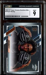2022-23 Topps Chrome Overtime Elite #6 Ryan Bewley RC Rookie CGC 9 MINT & Bonus - Picture 1 of 2