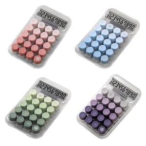 Mechanical Keyboard Calculator Cute 10 Digit Desktop Calculator for Business - Picture 1 of 35