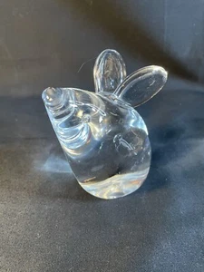 Folke Walving Signed & Numbered Glass Paperweight Mouse 3.75” Tall - Picture 1 of 13