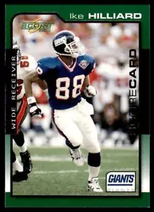 Ike Hilliard 2000 Score Scorecard /2000 #136 New York Giants - Picture 1 of 2