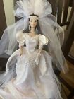 Vintage 1996 Blushing Orchid Bride Porcelain Barbie® Preowned 1 Shoe And Glove