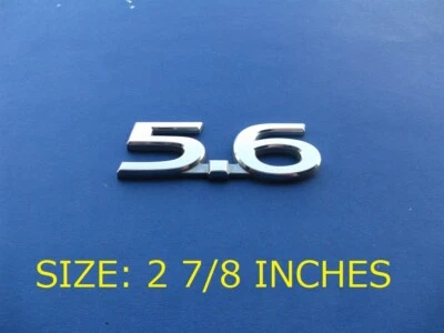 2011-2022 INFINITI QX56 QX80 5.6 SIDE FENDER EMBLEM LOGO BADGE SIGN SYMBOL #3618 - Image 1 of 3