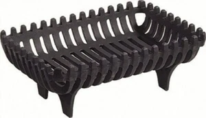 "Cesta de fuego de hierro fundido chimenea rejilla de fuego perro rejilla fuego accesorio 16 o 18" - Imagen 1 de 1