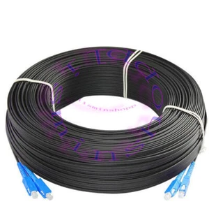 400M Outdoor SC SM Duplex FTTH Drop Patch Cord SC G657 Fiber Optic Cable Jumper - Afbeelding 1 van 2