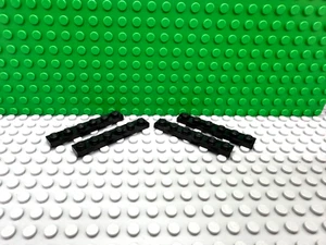 Lego 4 Negro 1x6 Placa Base NUEVO - Imagen 1 de 1