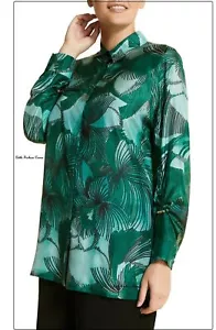 🌟MARINA RINALDI by Max Mara Camicia in SETA PLUS 25--IT54_DE46_UK20_USA W16 - Foto 1 di 12