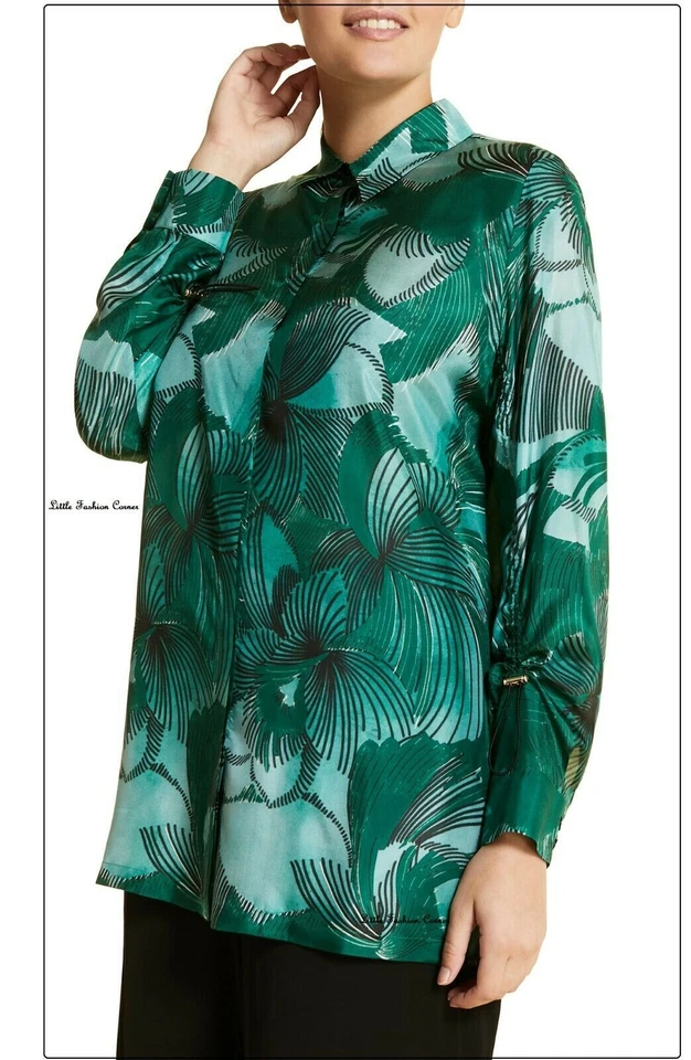 🌟MARINA RINALDI by Max Mara  Camicia in SETA   PLUS 25--IT54_DE46_UK20_USA W16 - Immagine 1 di 4