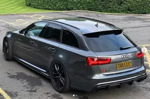 Performance Carbon Rear Bumper Diffuser For Audi RS6 C7 4G valance diffusor - Foto 1 di 12