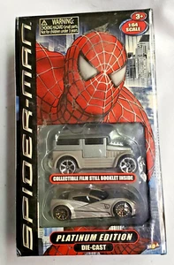 Marvel Spider-man Platinum Edition Die cast vehicles With Film Still Booklet - Picture 1 of 4