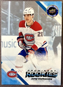 2022-23 UD NHCD Prominent Rookies #NHCD-1 Juraj Slafkovsky Montreal Canadiens - Foto 1 di 1