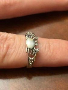 Ring Band 925 Sterling Silber Gr. 5 2,06g Krabbe - Bild 1 von 6