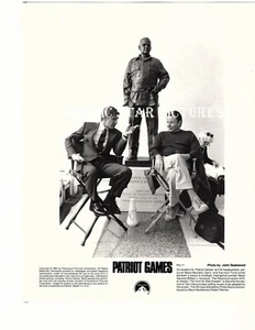 745 Harrison Ford Mace Neufeld Patriot Games 1992 8 x 10 vintage photograph - Picture 1 of 1