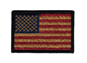 Distressed American USA Flag Patch Sew on - Picture 1 of 1