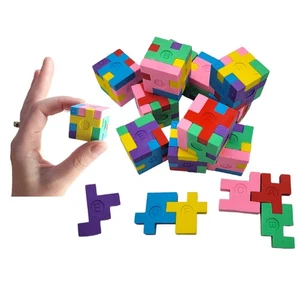 Gomme colorate per cubi puzzle da 1,125 pollici (confezione da 12) 1,125". Gomme divertenti Fidget... - Foto 1 di 9