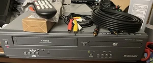 Combo DVD VHS DV200MW8 Magnavox + Control remoto y cables ¡PROBADO Y FUNCIONA! - Imagen 1 de 10