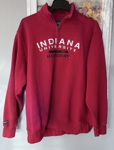 Indiana Hoosiers Pullover Gr. XXL Jansport 1/4 Zip Sweatshirt TOP - Bild 1 von 5