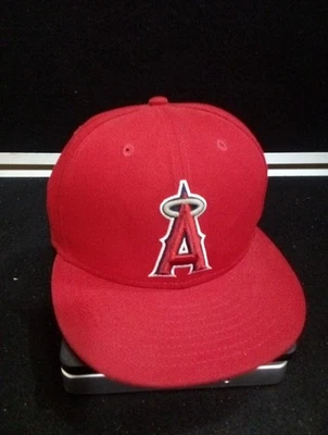 MLB Los Angeles Angels  59Fifty Hat   6 7/8   New Era   Fitted Baseball Cap - Image 1 of 4