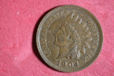 Estate Find 1904 - Indian Head Cent!! #N07468 - Image 1 of 2