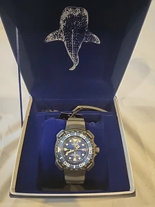 Citizen Promaster BN0225 04L 200M Eco Drive 1.8in Shark Edition Titanium PICTURE - Picture 1 of 12
