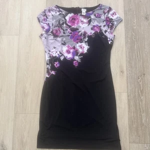Abito Cache XL floreale manica a cappuccio Kentucky Derby corsa fiori - Foto 1 di 9