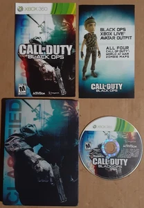 Call Of Duty Black Ops Edición Endurecida Completa (Xbox 360 2010) En muy buen estado forma/probado - Imagen 1 de 3
