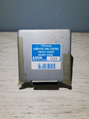 01 02 TOYOTA SEQUOIA TCCU TCU TRANSFER CASE CONTROL MODULE 89533-34020 COMPUTER - Image 1 of 3
