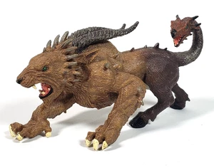 Papo Bestie Chimäre Zweiköpfiger Drachenhörner Fantasy Nightmare Demon Mythical - Bild 1 von 8