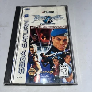 Sega Saturn Street Fighter The Movie Case And Manual Only NO GAME INCLUDED - Picture 1 of 22