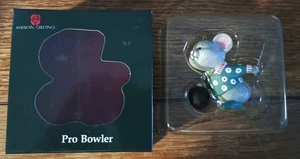 1990 AMERICAN GREETINGS PRO BOWLER MOUSE BOWLING ORNAMENT ** - Picture 1 of 3