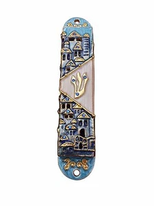 Custodia Mezuzah - Bellissima Porta Mezuza per Rotolo 7 Cm - Foto 1 di 2