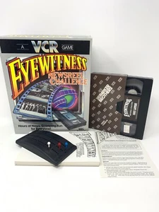 VINTAGE 1985 Eyewitness Newsreel Challenge VCR Game VHS EUC - Picture 1 of 11