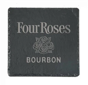 FOUR ROSES Whiskey Slate Coaster - Picture 1 of 1