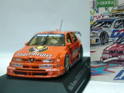 WOW EXTREMADAMENTE RARO Alfa Romeo 155 V6 Bartels Mugello 1995 DTM 1:43 Minichamps Foto 1 de 3