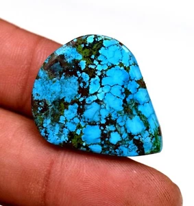 Cabujón turquesa bisbee azul certificado natural 16,40 quilates piedra preciosa suelta - Imagen 1 de 5