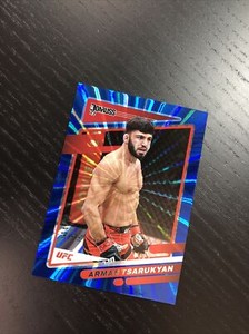 2022 Donruss UFC Holo Blue Laser /49 Arman Tsarukyan #170 Rookie RC
