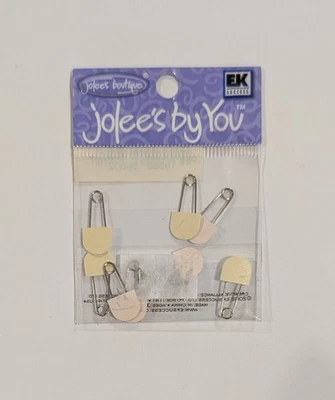 Mini adornos para álbumes de recortes Jolee's Baby Girl rosa y amarillo Foto 1 de 3